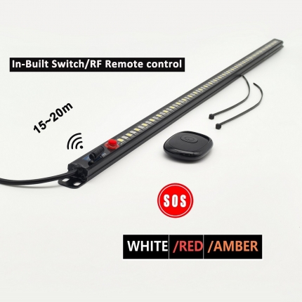 Triple-color Camping Light Bar with RF