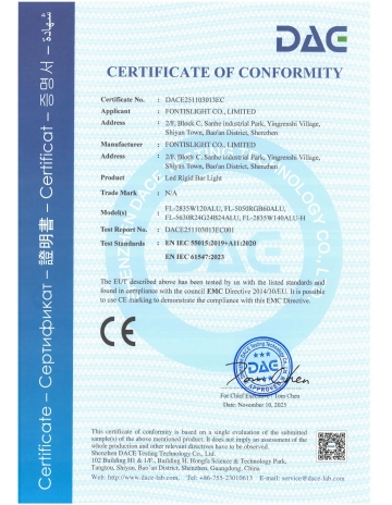 EMC- Rigid Bar lights-2025