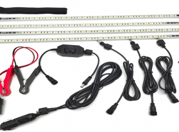 LED CAMPING LIGHT SET &ndash; AMBER/WHITE