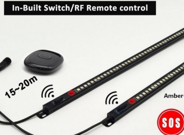 12V 600MM Dual-color Camping Light with RF