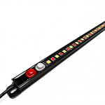 Dual Colour Red+White LED Camping Light Bar 60cm