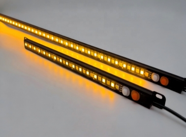 Amber+White LED Camping Light Bar 60cm